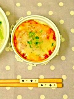 リメイク♪ポテサラのミートチーズ焼き-レシピのメイン写真
