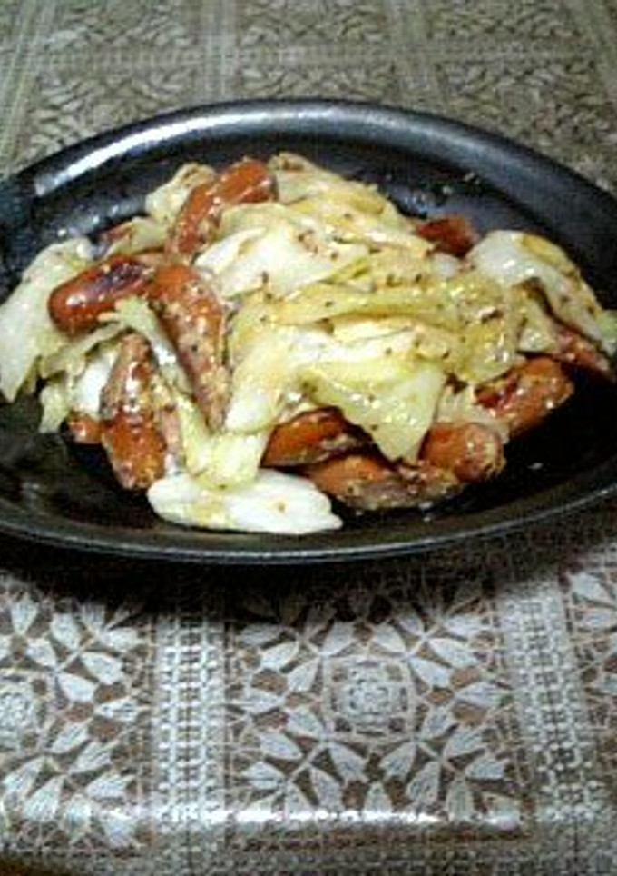 ウインナーときゃべつのマヨチーズ炒め-レシピのメイン写真