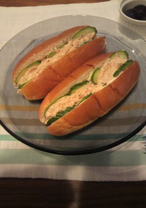 朝ごはん*ツナロールサンド-レシピのメイン写真