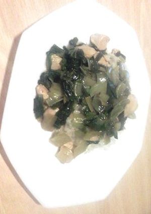 ヘルシー♪　ささみとチンゲン菜丼-レシピのメイン写真