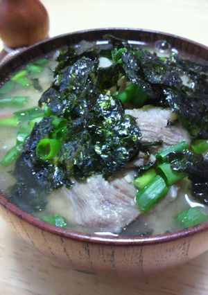 試してみて★韓国のりパラリ豚汁-レシピのメイン写真