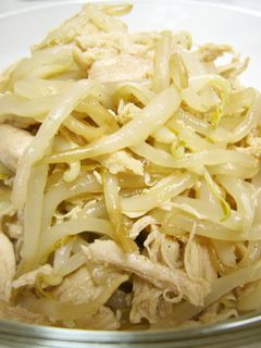 鶏もやしのからし醤油和え♪-レシピのメイン写真