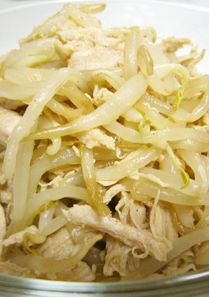 鶏もやしのからし醤油和え♪-レシピのメイン写真