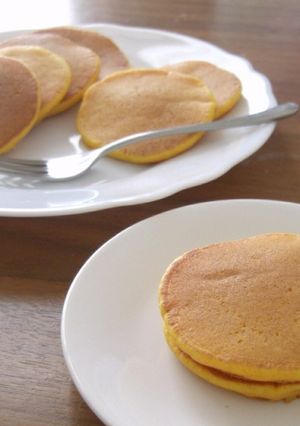 にんじんとヨーグルトのパンケーキ-レシピのメイン写真