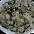 ひじきとこんぶの炊き込みごはん