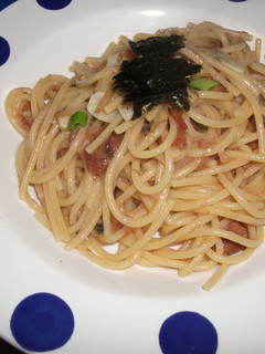 梅干とかつおぶしのパスタ-レシピのメイン写真
