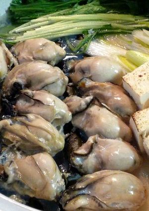 お鍋風？牡蠣の昆布酒蒸し♡熱々が最高！-レシピのメイン写真