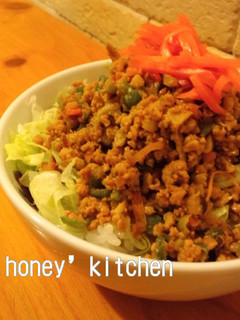 肉味噌丼-レシピのメイン写真