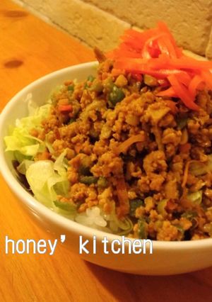 肉味噌丼-レシピのメイン写真