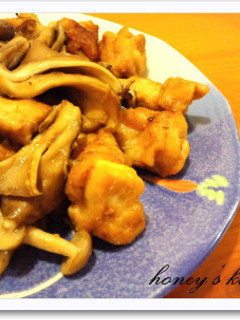 きのこと鶏肉の味噌炒め-レシピのメイン写真