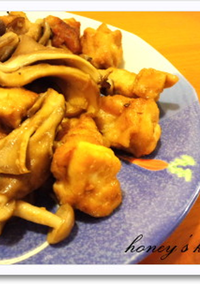きのこと鶏肉の味噌炒め-レシピのメイン写真