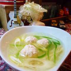 รูปของ ◎生姜入り鶏団子の中華ｽｰﾌﾟ◎