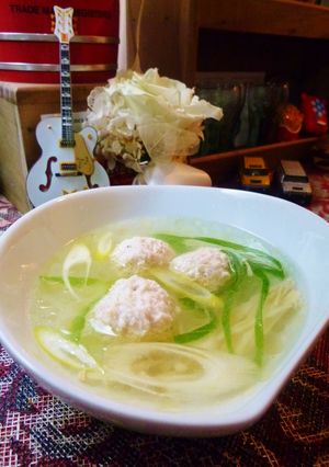 ◎生姜入り鶏団子の中華ｽｰﾌﾟ◎-レシピのメイン写真