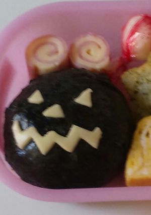 不器用女の簡単ハロウィンおにぎり-レシピのメイン写真