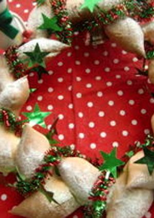 ★クリスマスにパンでリース★-レシピのメイン写真