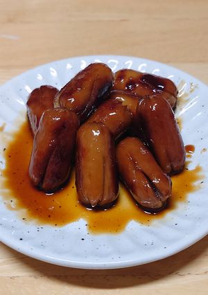 我が家の簡単！甘辛☆照り焼きウインナー✨-レシピのメイン写真