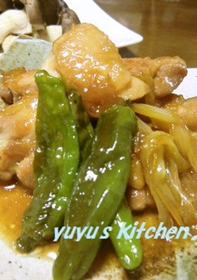 鶏肉とししとうの照焼き-レシピのメイン写真