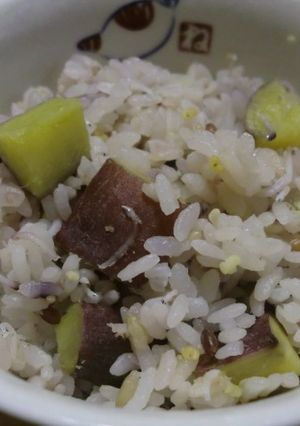 さつまいもとしらす入り雑穀ご飯-レシピのメイン写真