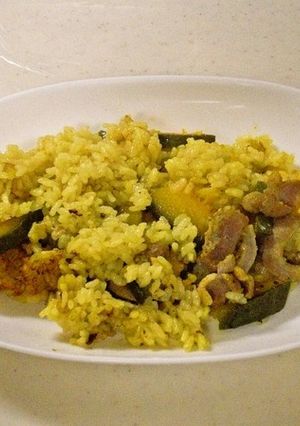かぼちゃ入りカレーピラフ-レシピのメイン写真