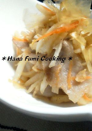 いくらでも食べれる！豚肉と大根の炒め物-レシピのメイン写真