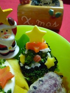 お弁当おかず☆ちっちゃなクリスマスツリー-レシピのメイン写真