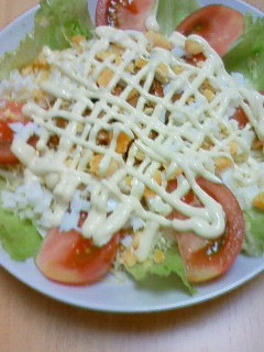 ★簡単おいしい照り焼きマヨサラダ★-レシピのメイン写真