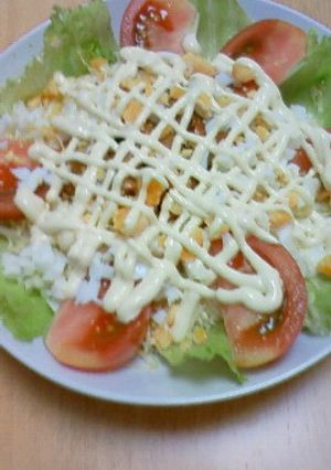 ★簡単おいしい照り焼きマヨサラダ★-レシピのメイン写真