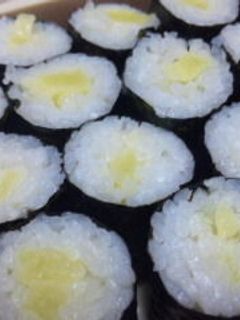 沢庵マヨ細巻き寿司♪手巻き寿司の具材にも-レシピのメイン写真