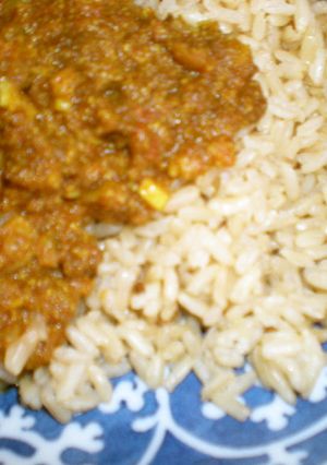 長粒米の玄米を日本の炊飯器で炊く-レシピのメイン写真
