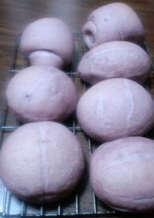 ムラサキ芋パン-レシピのメイン写真
