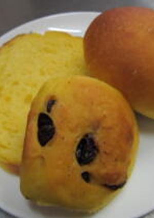 パンプキンパン3種-レシピのメイン写真