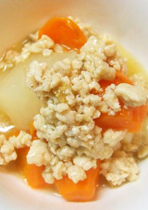 大根の鶏そぼろ煮-レシピのメイン写真
