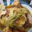 さばの缶詰と白菜の煮物