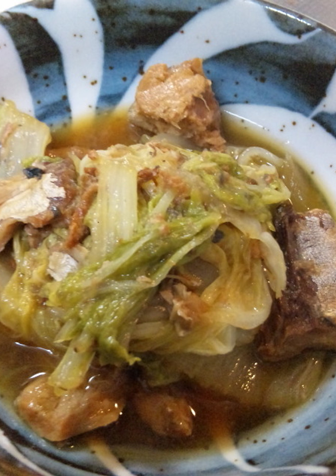 さばの缶詰と白菜の煮物-レシピのメイン写真