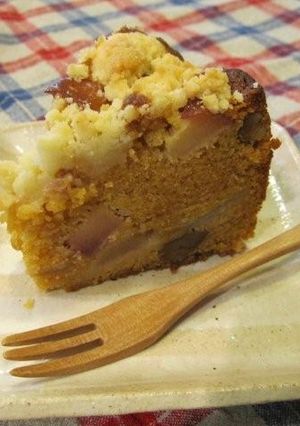 カラメル風味♪林檎と胡桃のケーキ♥-レシピのメイン写真