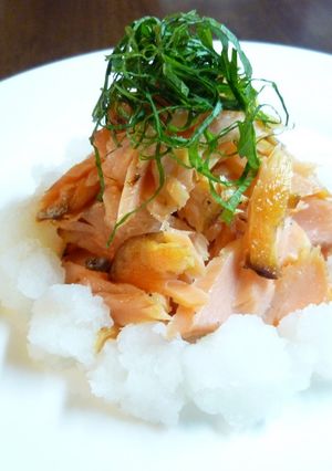 塩鮭を洋風盛りで( ´艸｀)-レシピのメイン写真