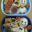 ❤キャラ弁❤てるてるぼうずおにぎり