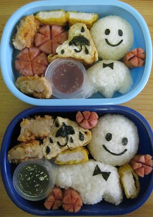 ❤キャラ弁❤てるてるぼうずおにぎり-レシピのメイン写真