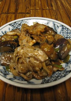 ご飯が進む！茄子と豚バラのお酢炒め-レシピのメイン写真