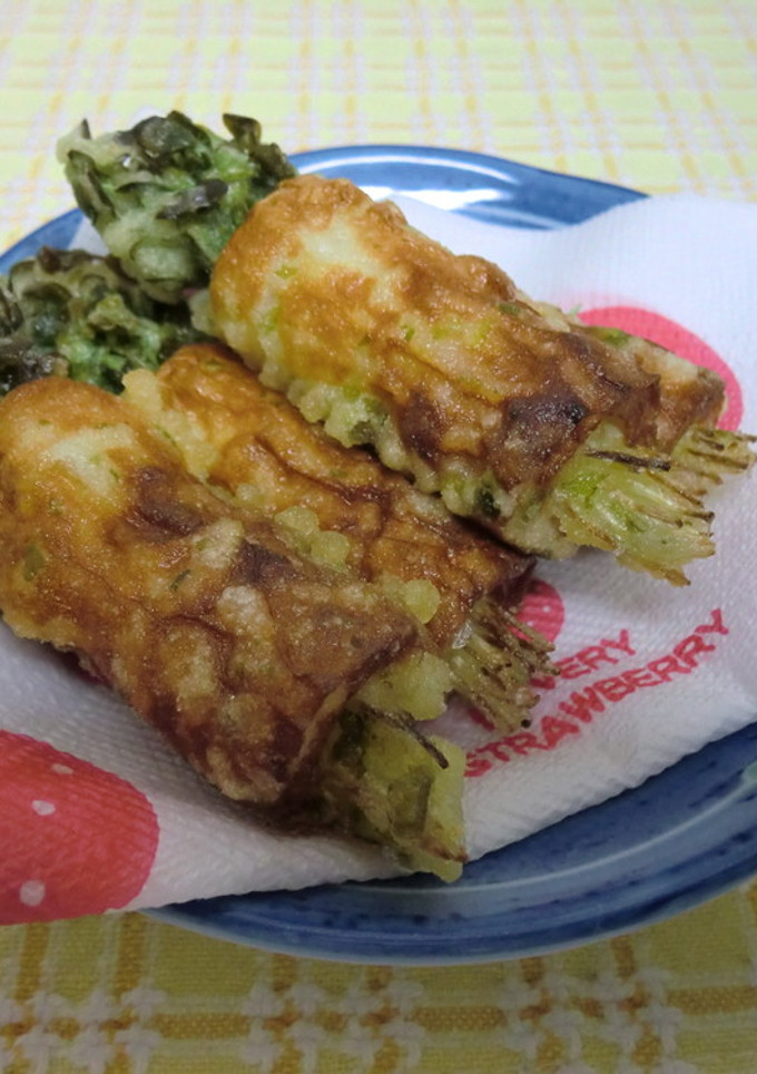 ちくわin貝割れの磯辺揚げ✽-レシピのメイン写真