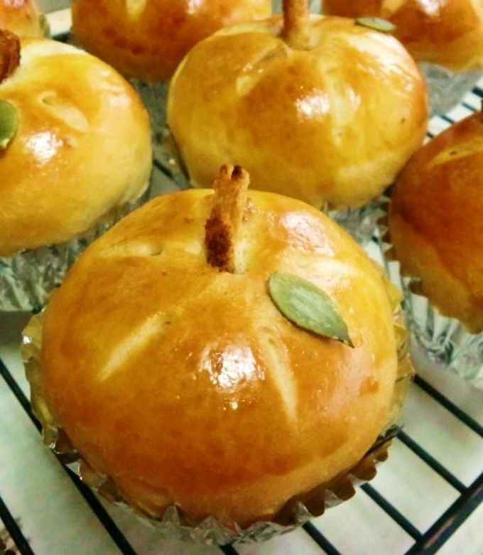 可愛いりんごパン by PanDomo 【クックパッド】 簡単おいしいみんなの