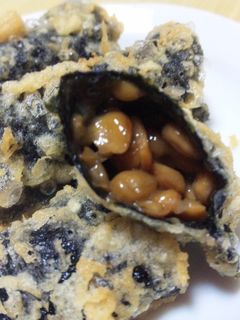 我が家の納豆天ぷら-レシピのメイン写真