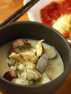 旨みがぎっしり♪「豆乳あさりスープ」-レシピのメイン写真