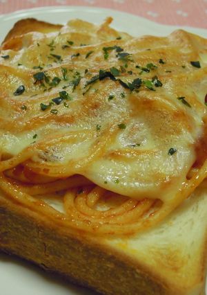 ナポリタンのせトースト✿-レシピのメイン写真