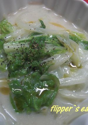 旬です！白菜オンリークリーム煮-レシピのメイン写真