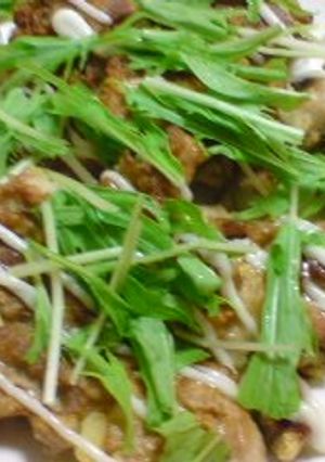 鮪のアラ　カリカリお好み焼き風-レシピのメイン写真