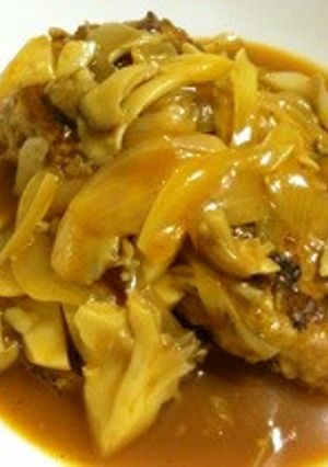 煮込みハンバーグ-レシピのメイン写真