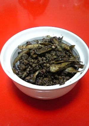 黒胡麻肉味噌-レシピのメイン写真