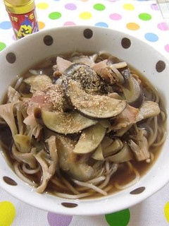 具沢山❤秋のあったかお蕎麦-レシピのメイン写真