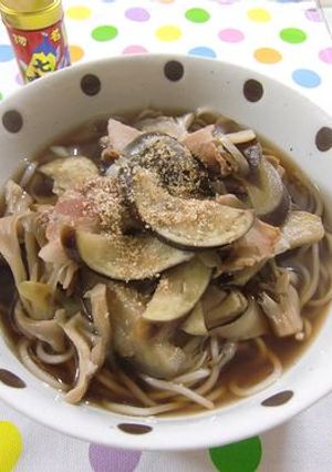 具沢山❤秋のあったかお蕎麦-レシピのメイン写真